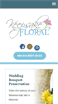 Mobile Screenshot of keepsakefloral.com